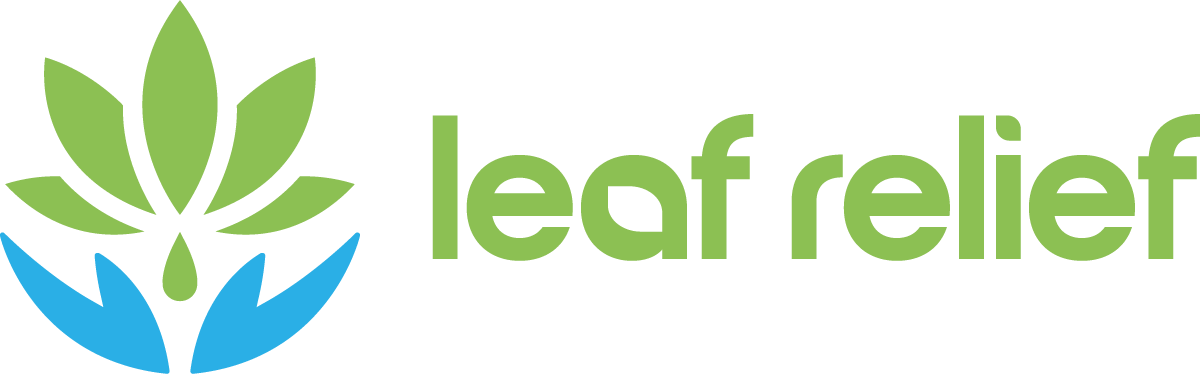 Leaf Relief brand banner
