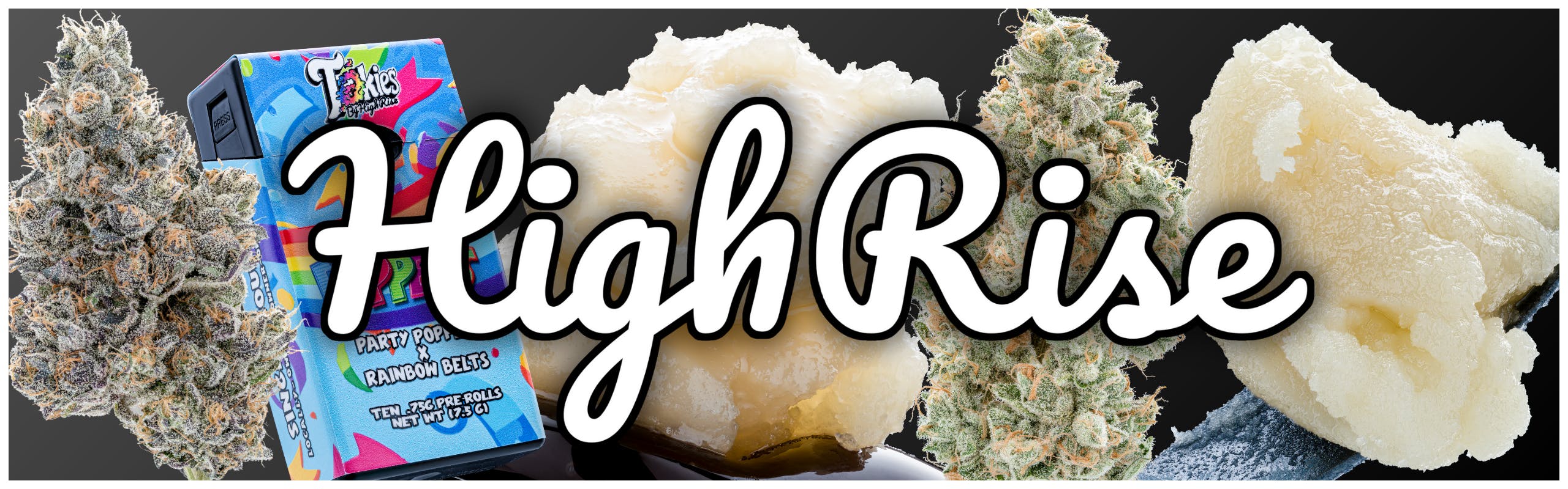 High Rise brand banner