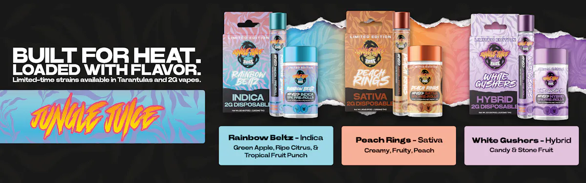 Jungle Juice brand banner