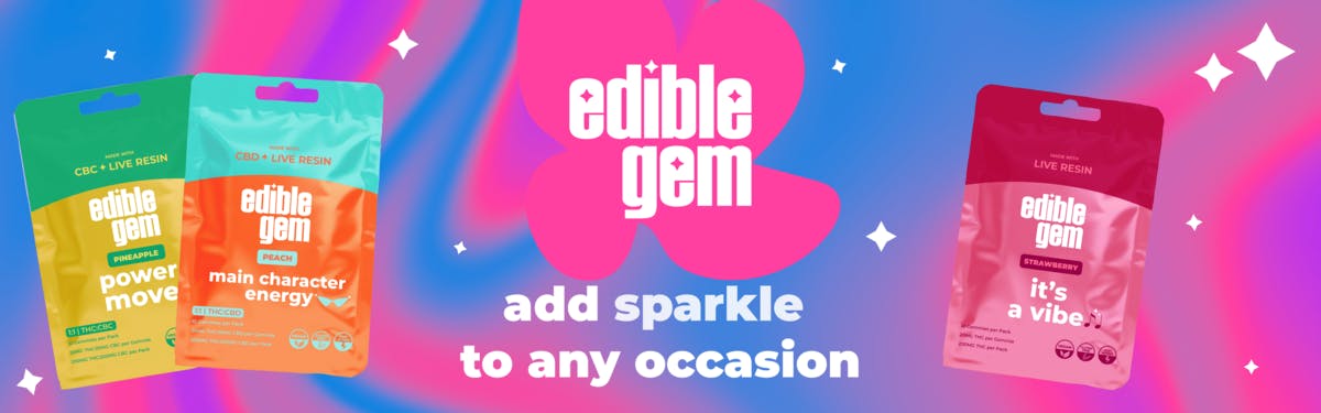 Edible Gem brand banner