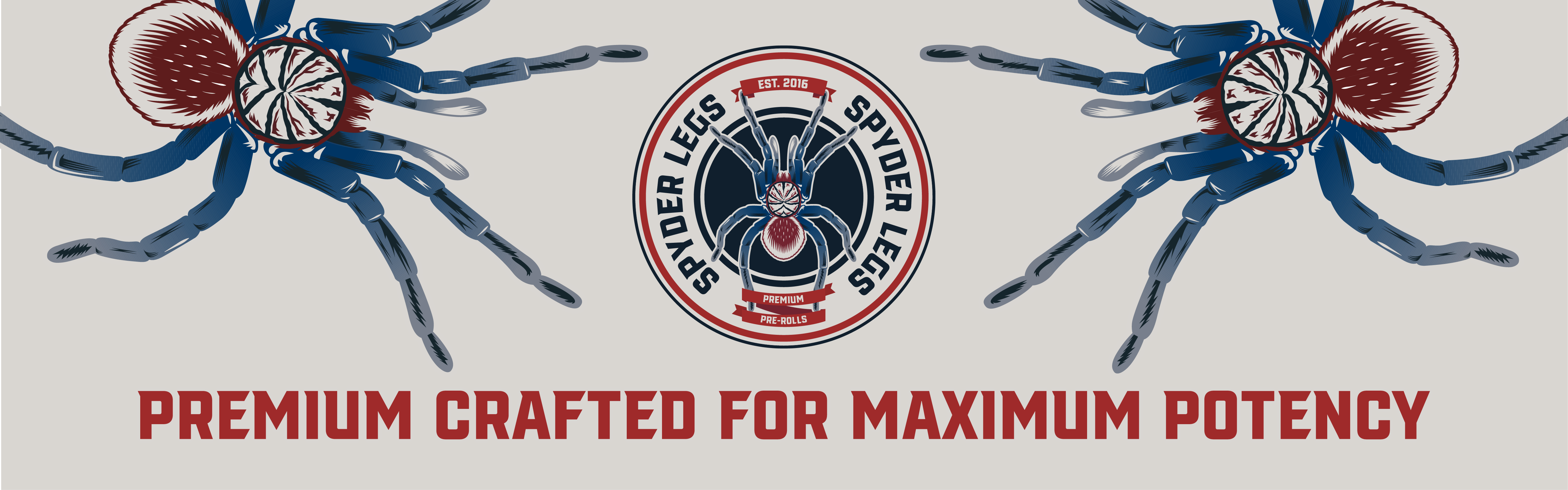 Spyder Legs brand banner