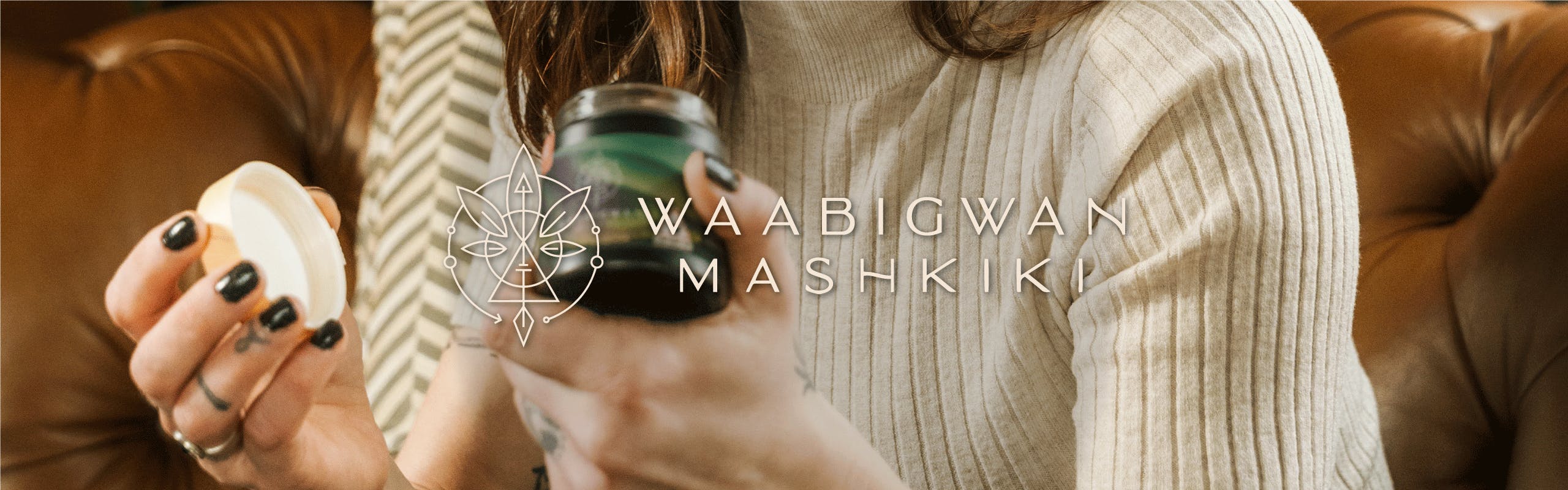 Waabigwan Mashkiki brand banner
