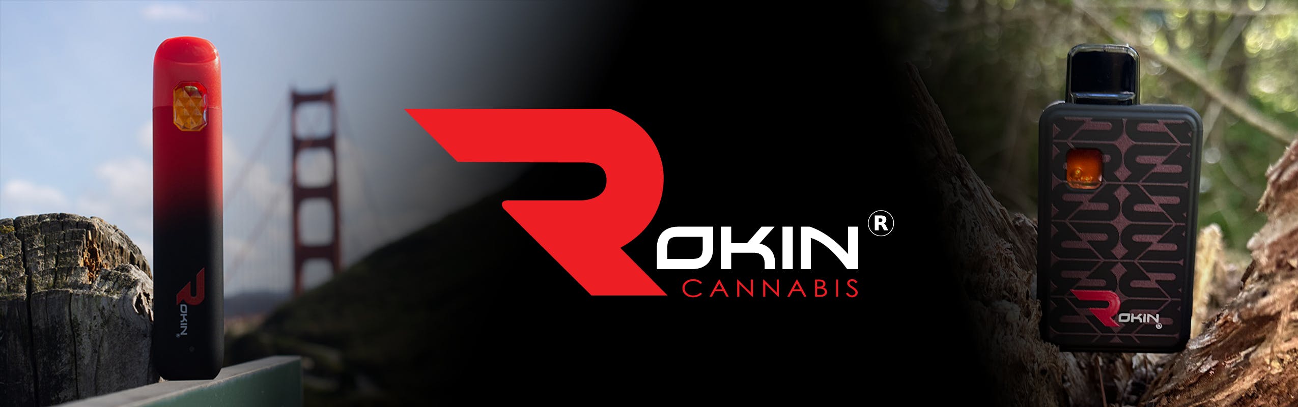 Rokin Cannabis brand banner