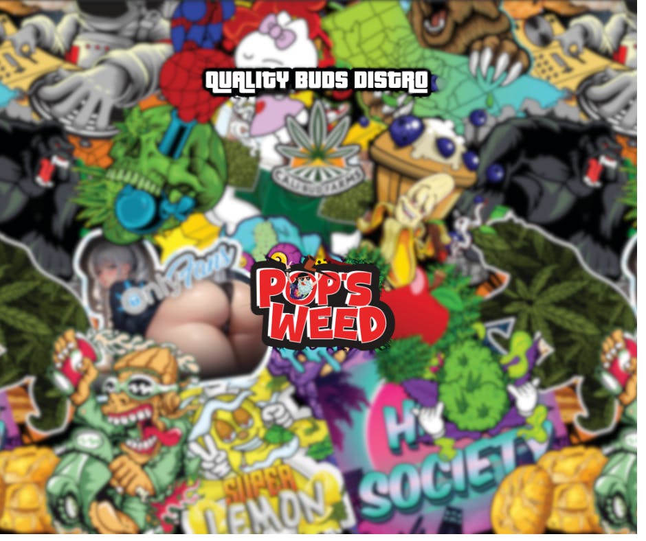 Pops Weed brand banner
