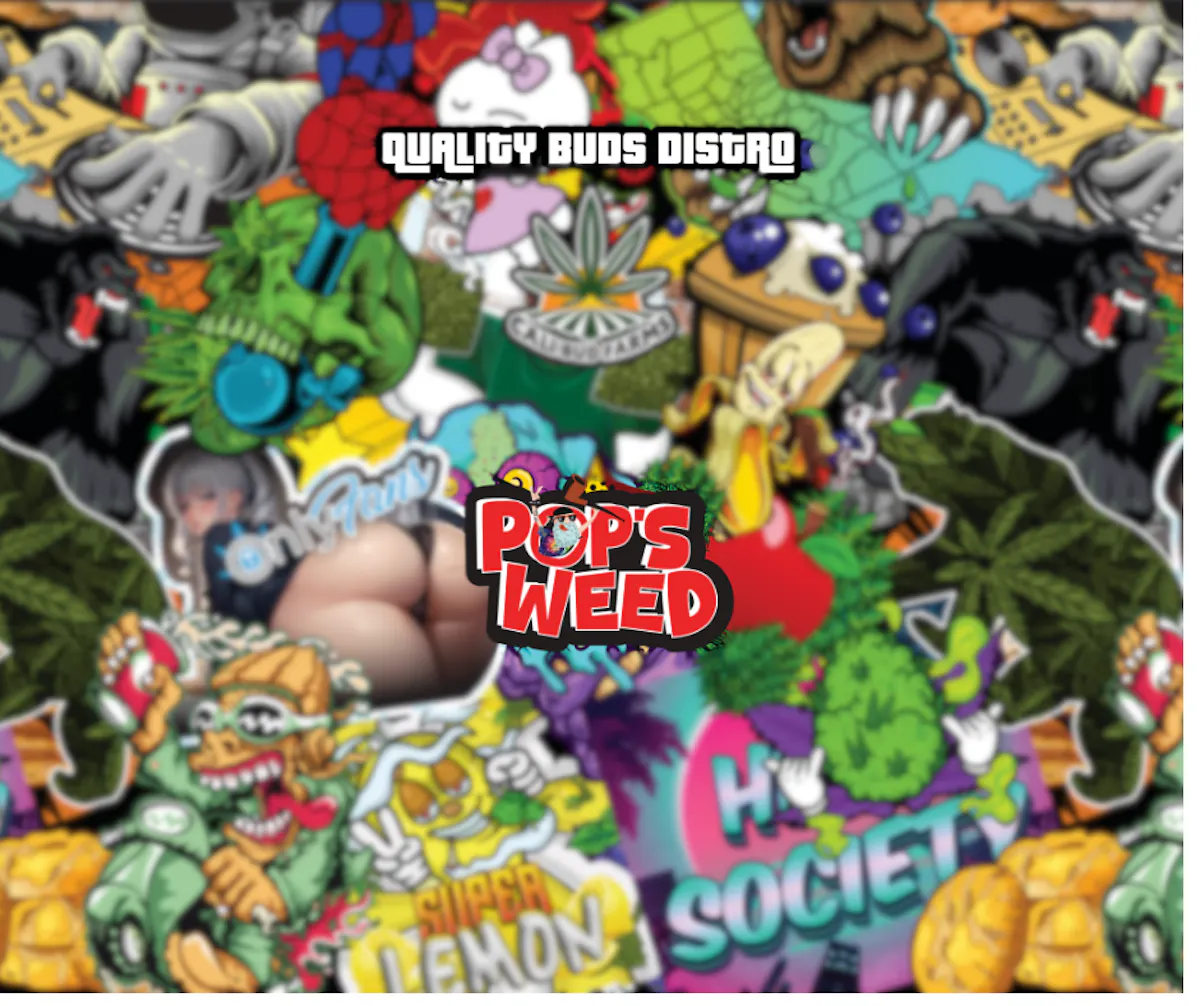 Pops Weed brand banner