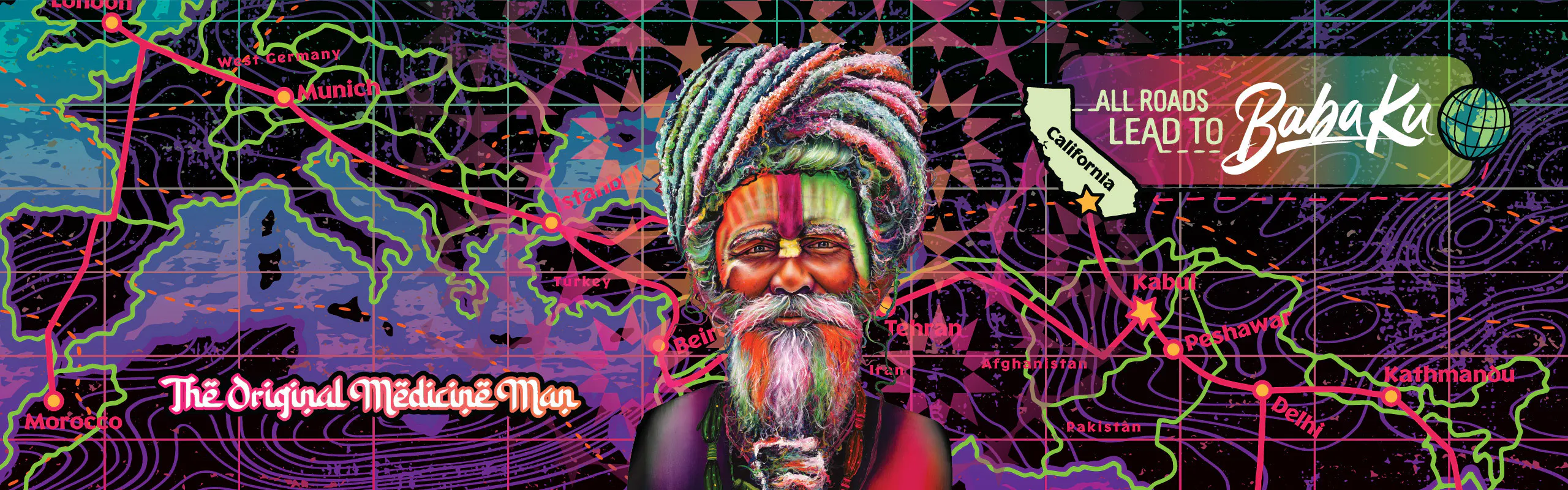 Baba Ku Farms brand banner