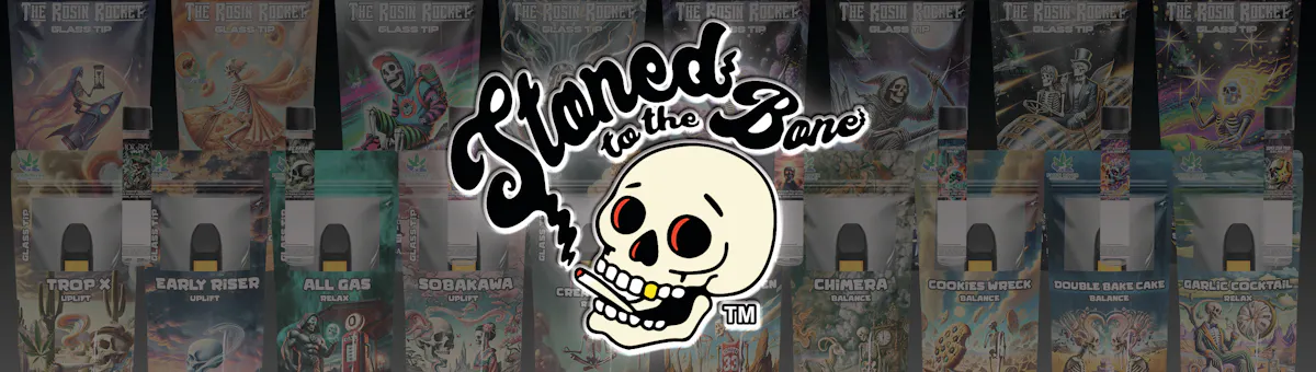 Stoned to the Bone brand banner