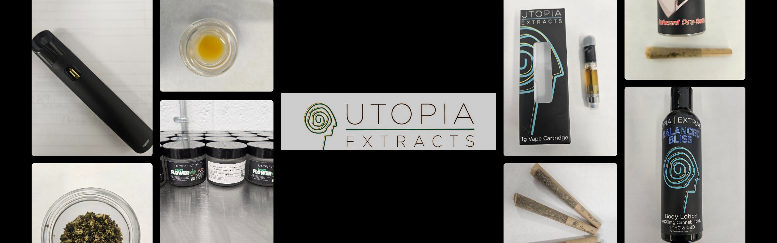 Utopia Extracts brand banner