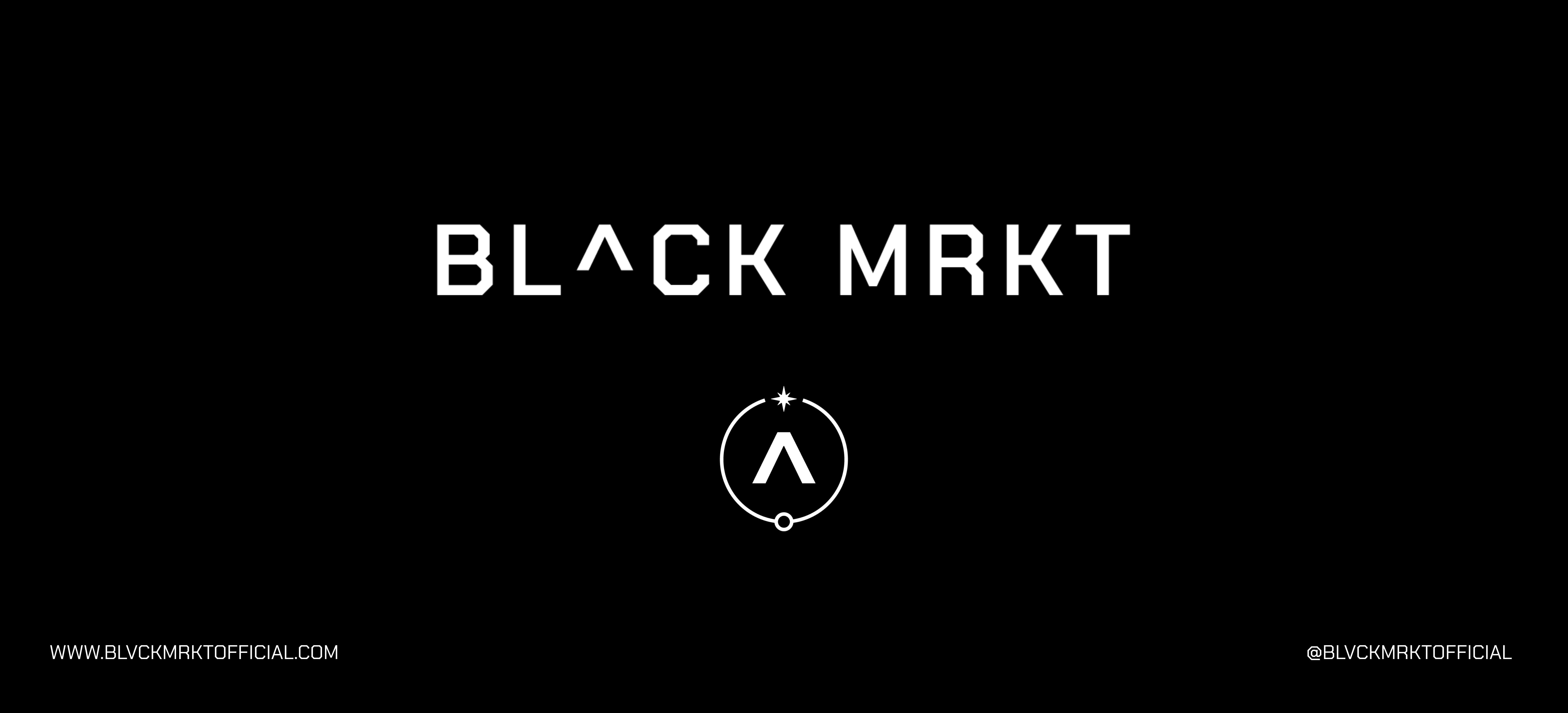 BL^CK MRKT brand banner