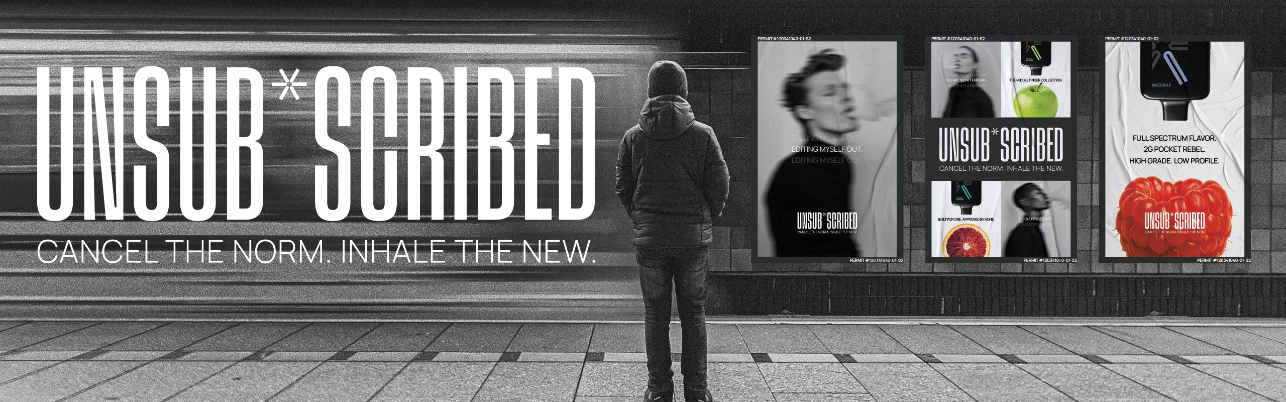 Unsub*scribed brand banner