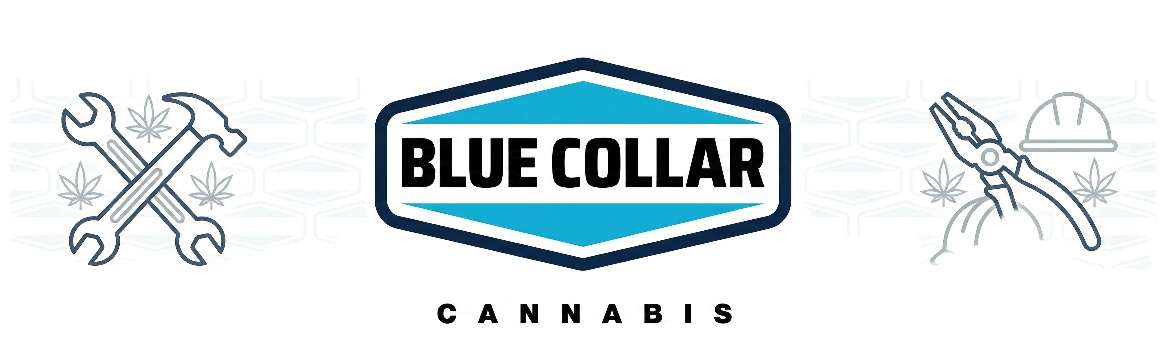Blue Collar Cannabis brand banner