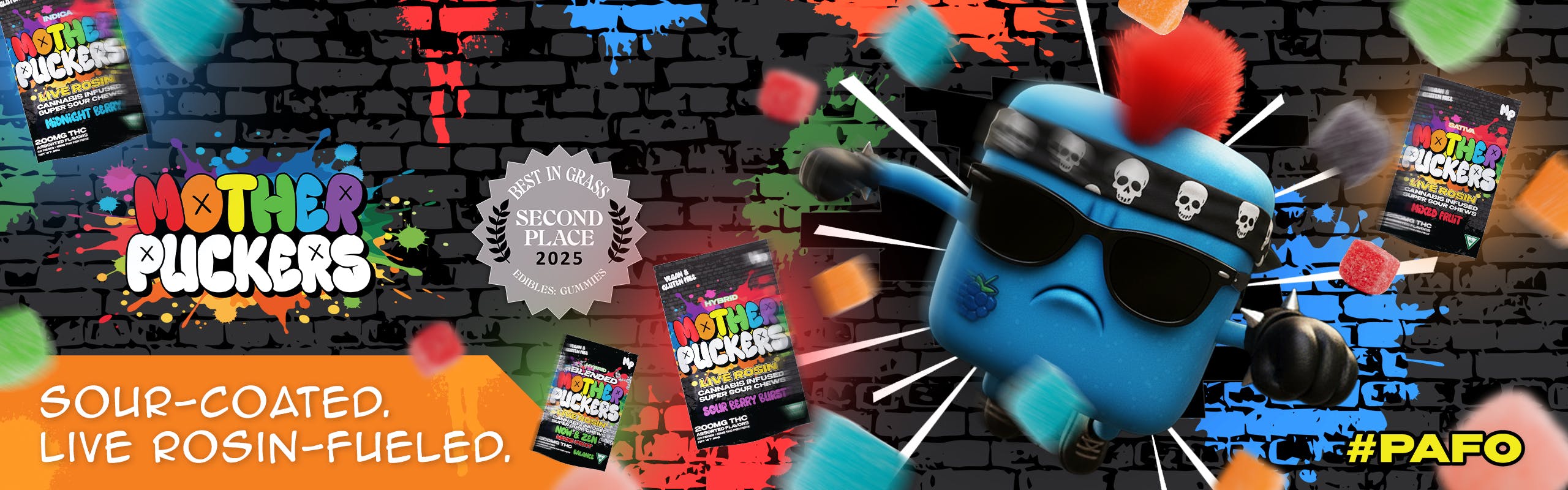 Mother Puckers brand banner