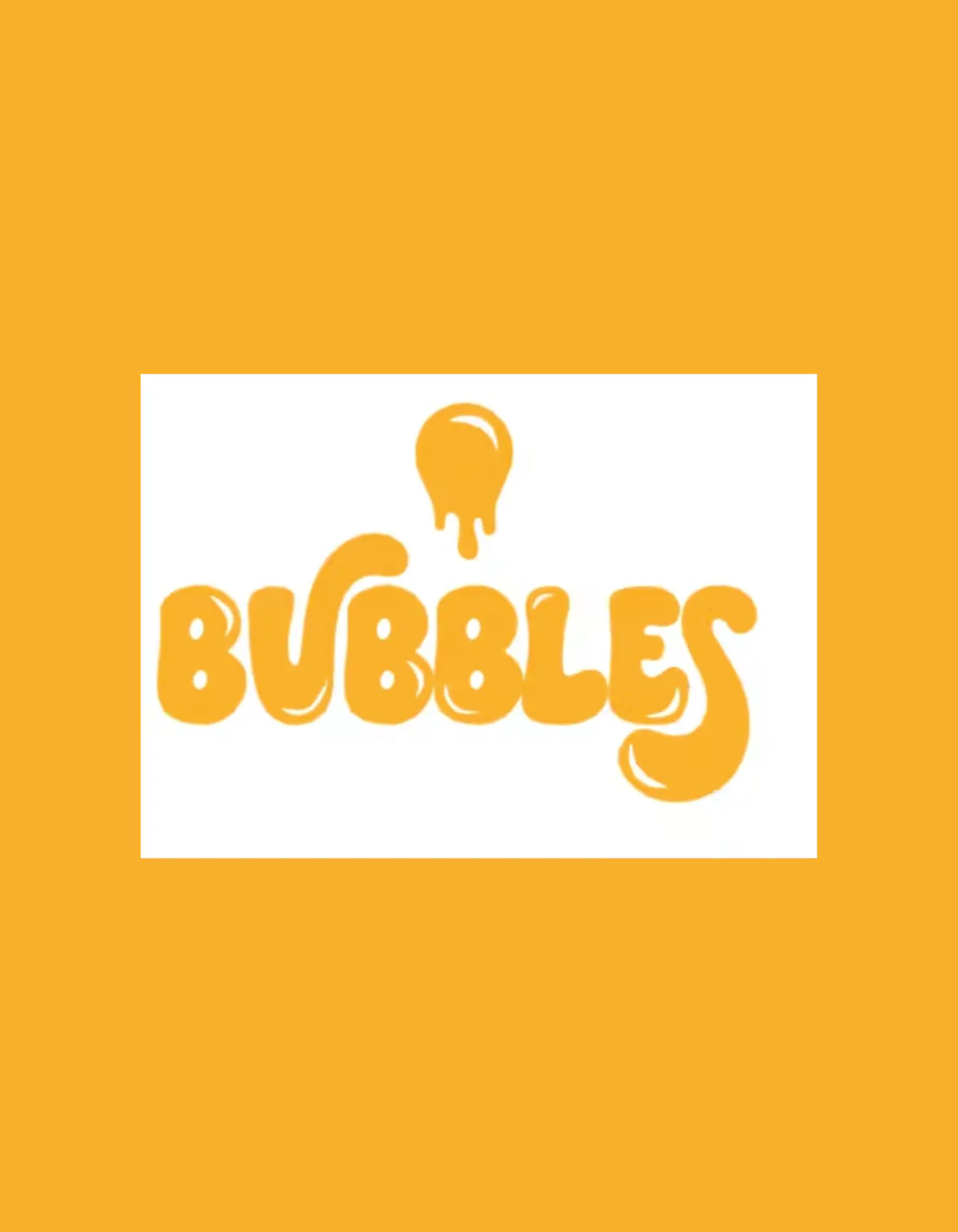 Bubbles brand banner