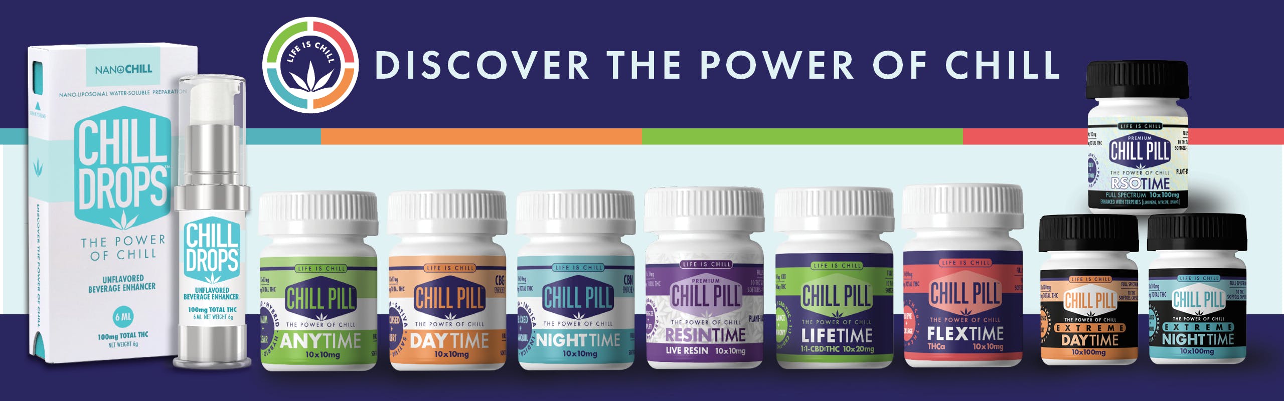 Life Is Chill brand banner