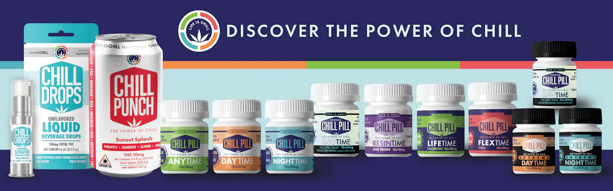 Life Is Chill brand banner