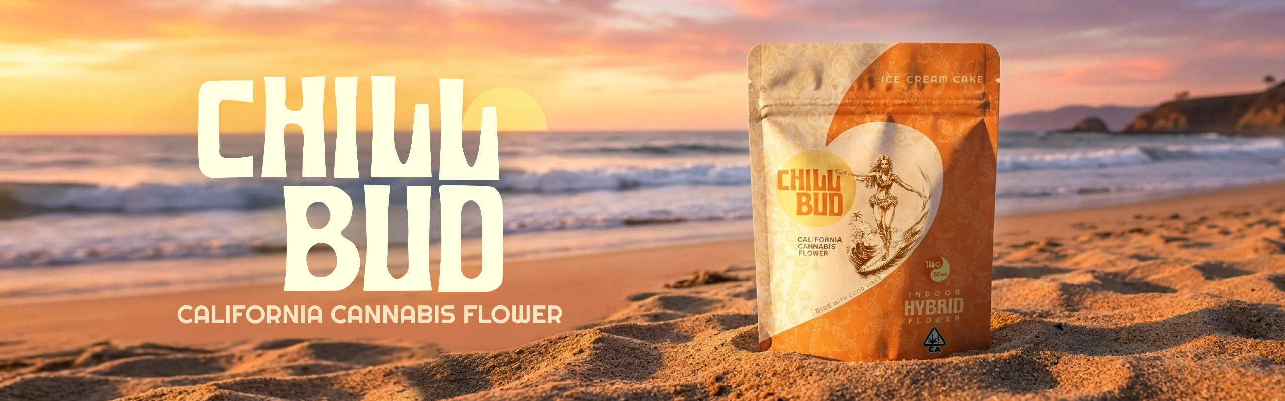 Chill Bud brand banner