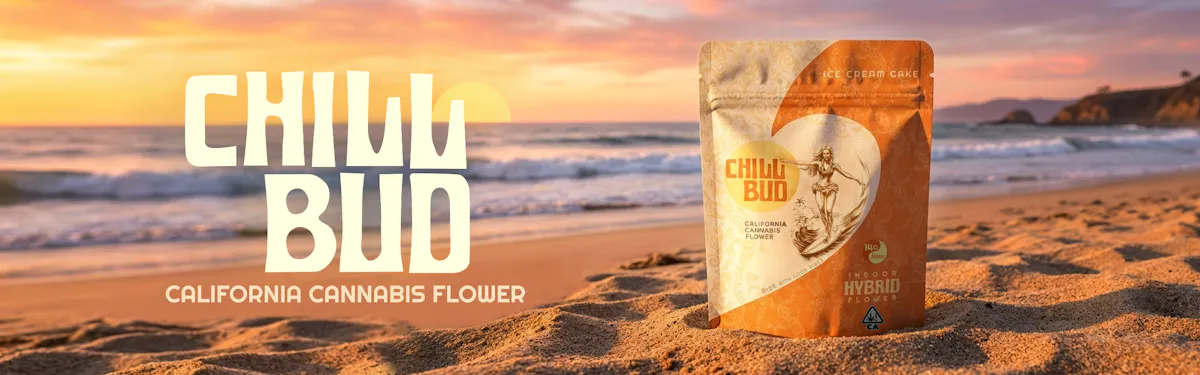 Chill Bud brand banner