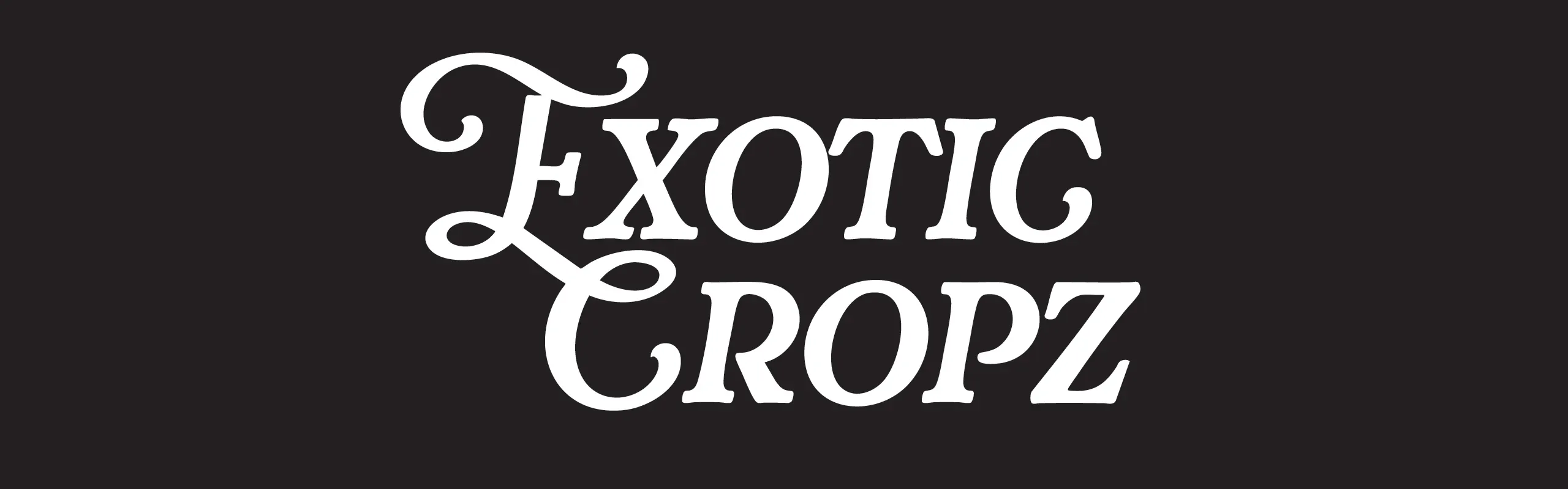 Exotic Cropz brand banner