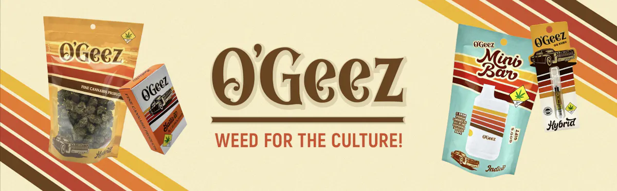 O'Geez brand banner