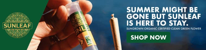 SunLeaf brand banner