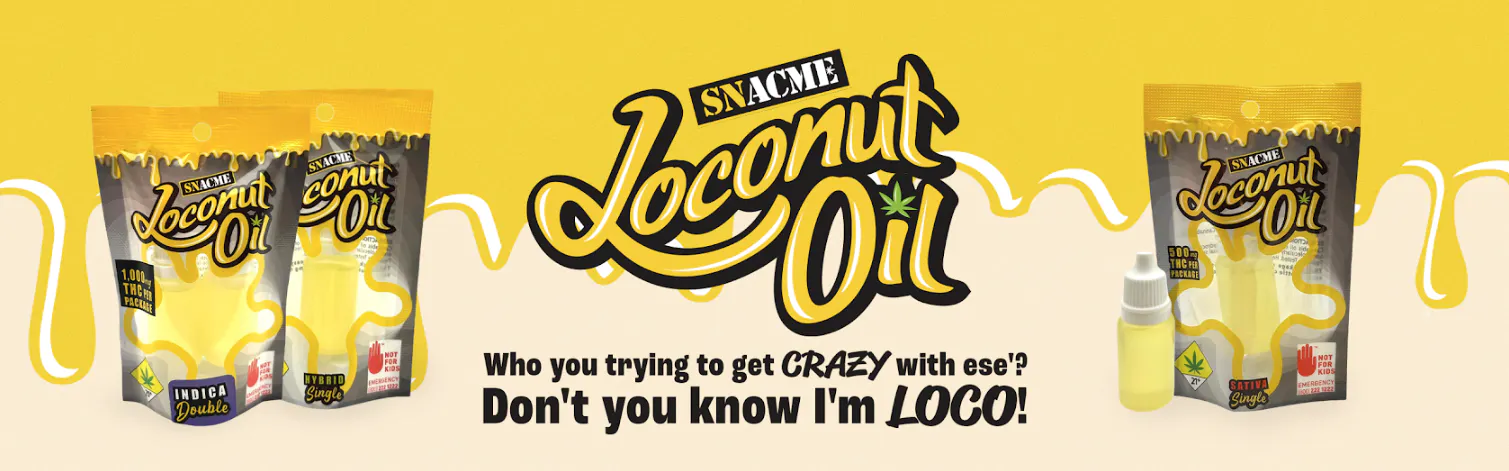 Loconut Oil brand banner