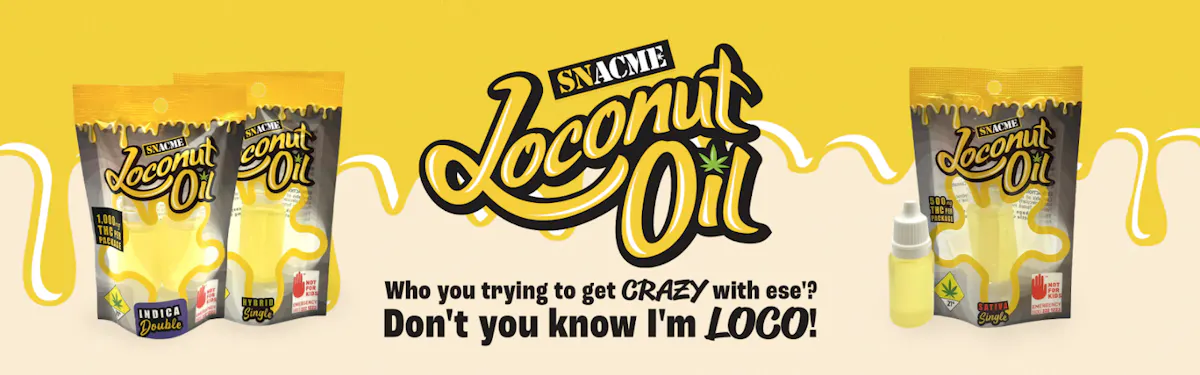 Loconut Oil brand banner