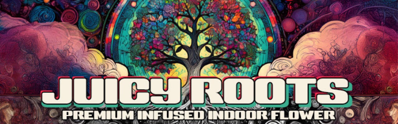 Juicy Roots brand banner