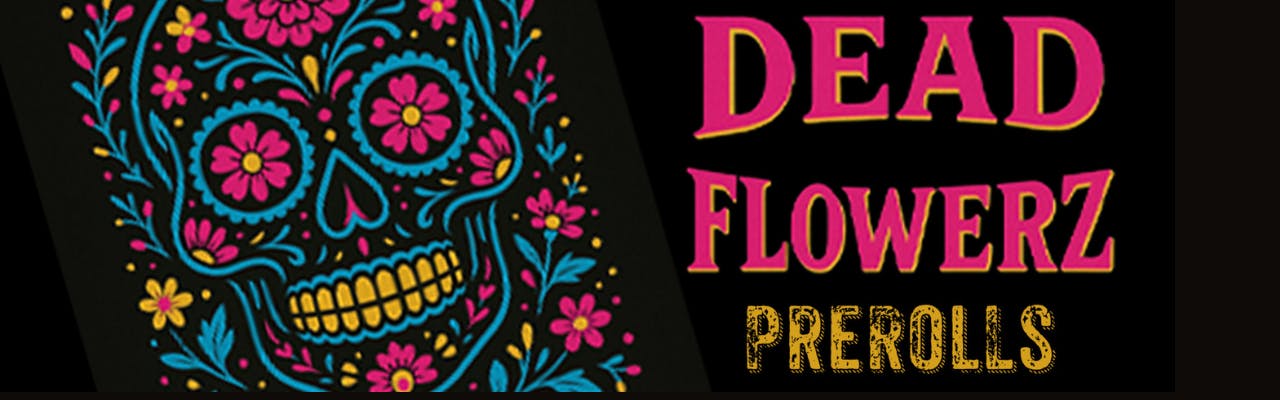 Dead Flowerz brand banner