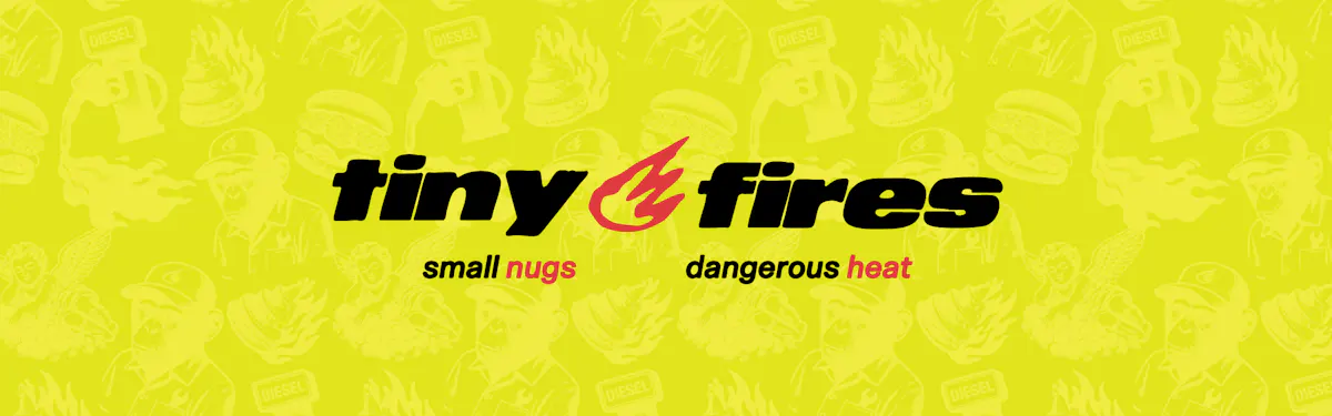 Tiny Fires brand banner