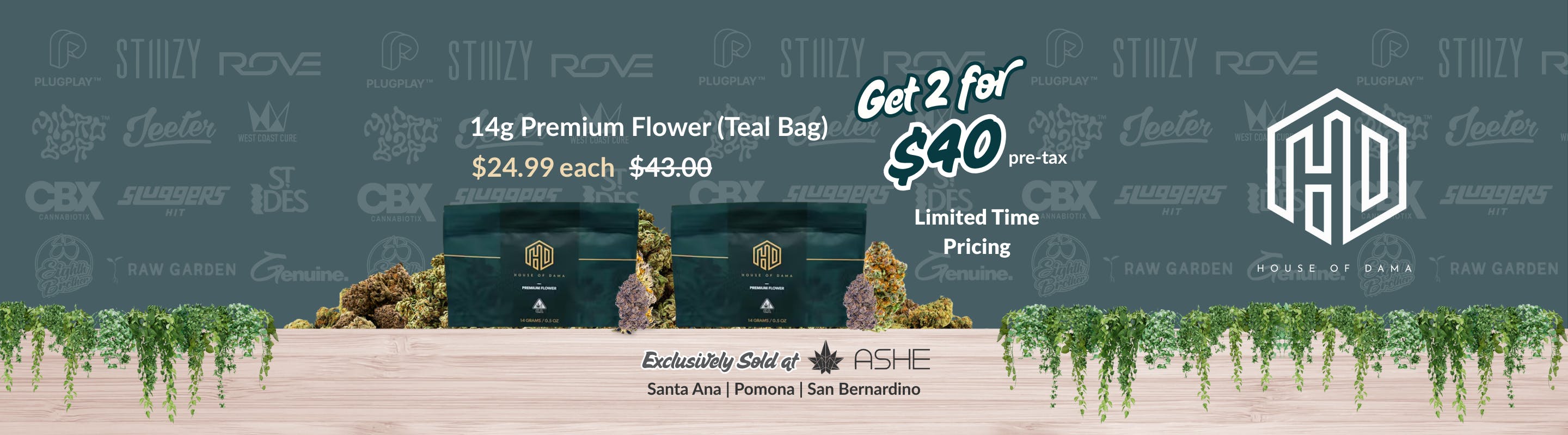 House of Dama brand banner