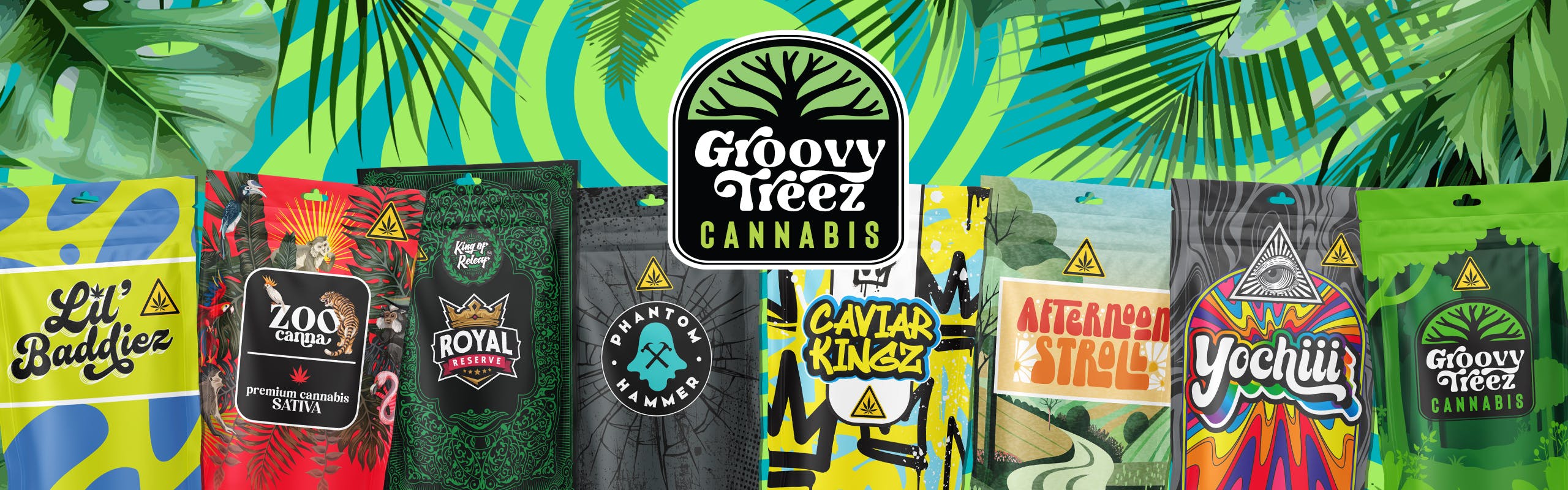 Groovy Treez brand banner