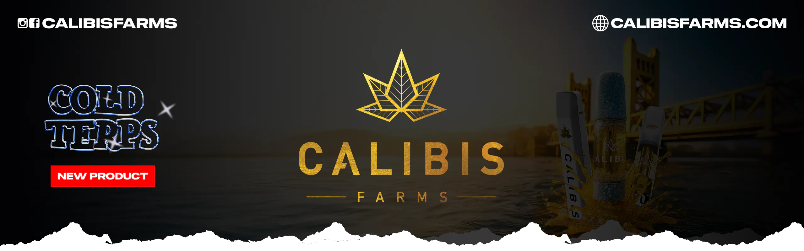 Calibis Farms brand banner