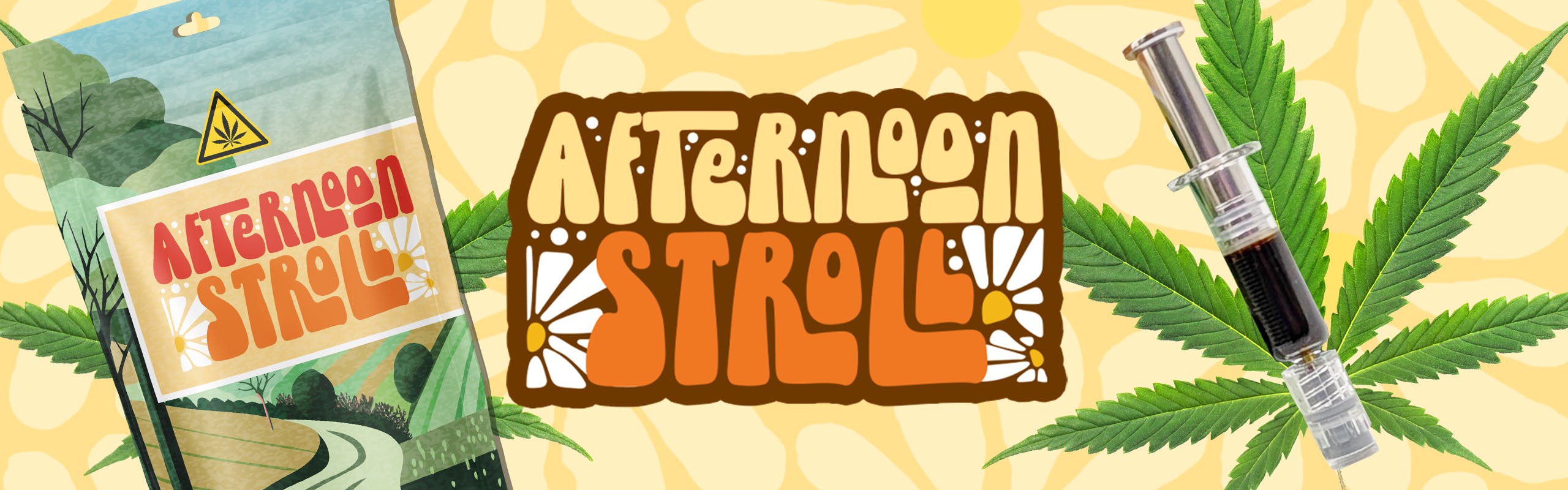 Afternoon Stroll brand banner