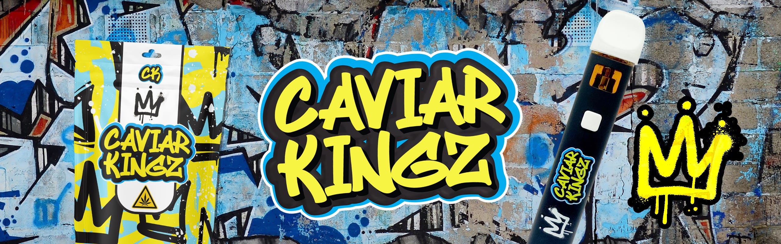 Caviar Kingz brand banner