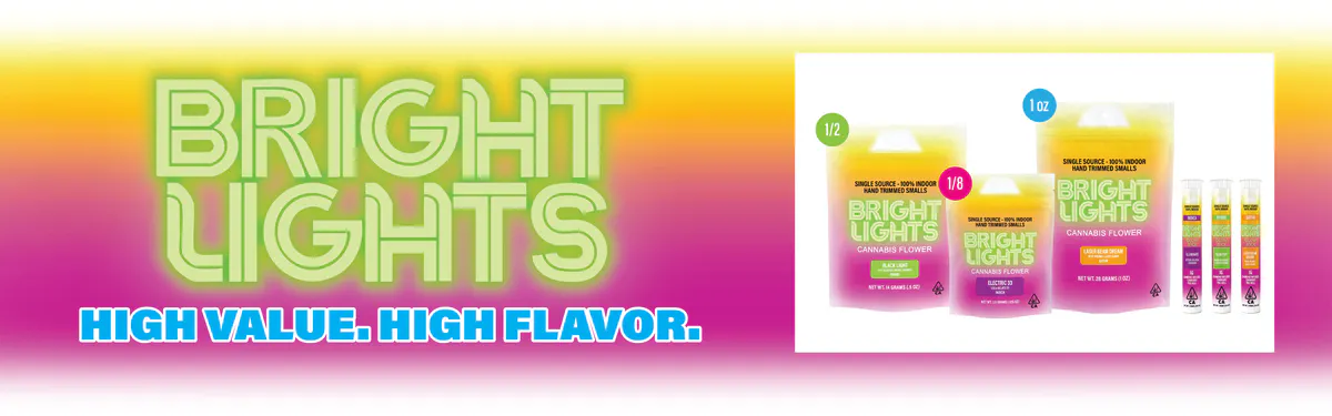 Bright Lights brand banner