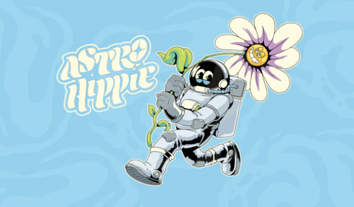 Astro Hippie brand banner