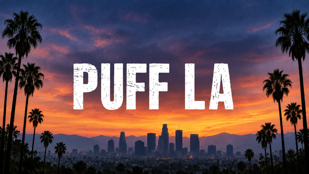 Puff LA brand banner