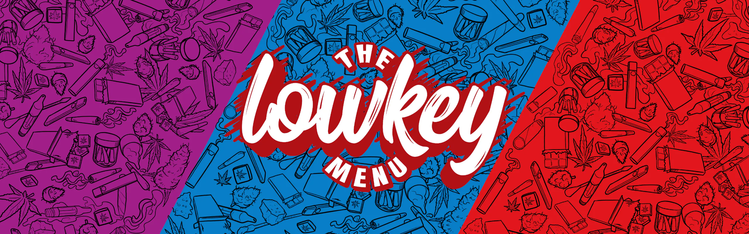 The Lowkey Menu brand banner