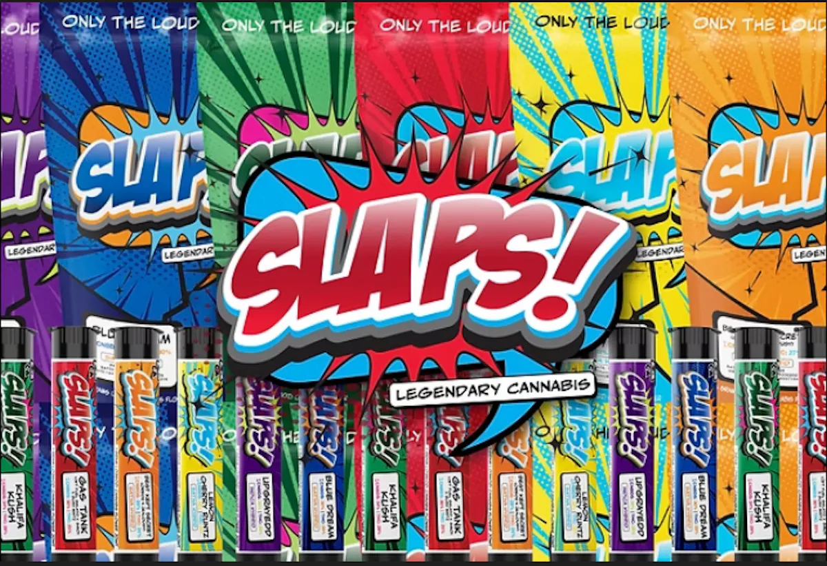 SLAPS! brand banner