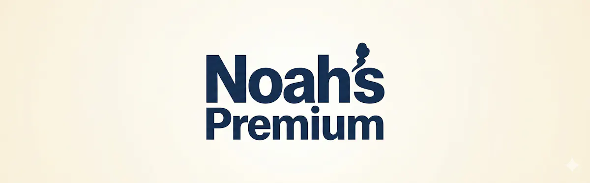 Noah's Premium brand banner