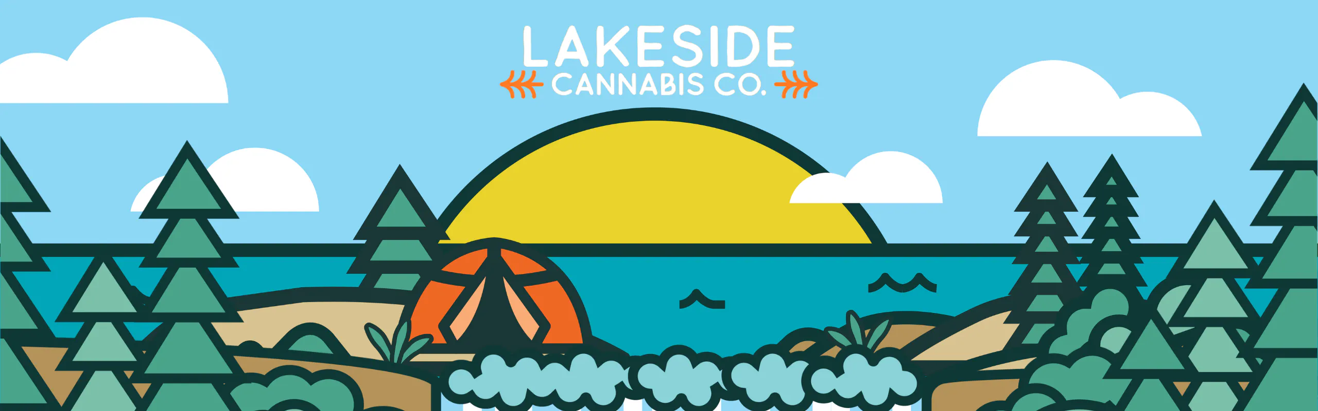 Lakeside Cannabis Co brand banner