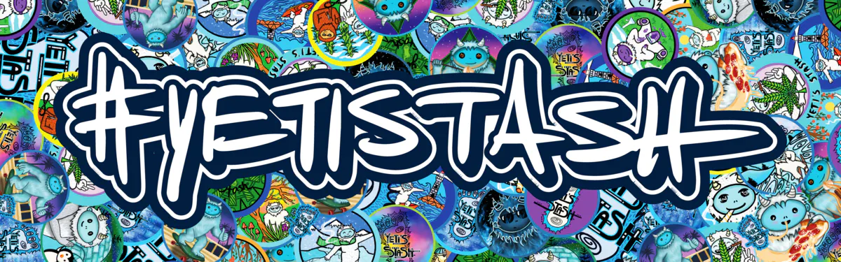 Yeti Stash brand banner
