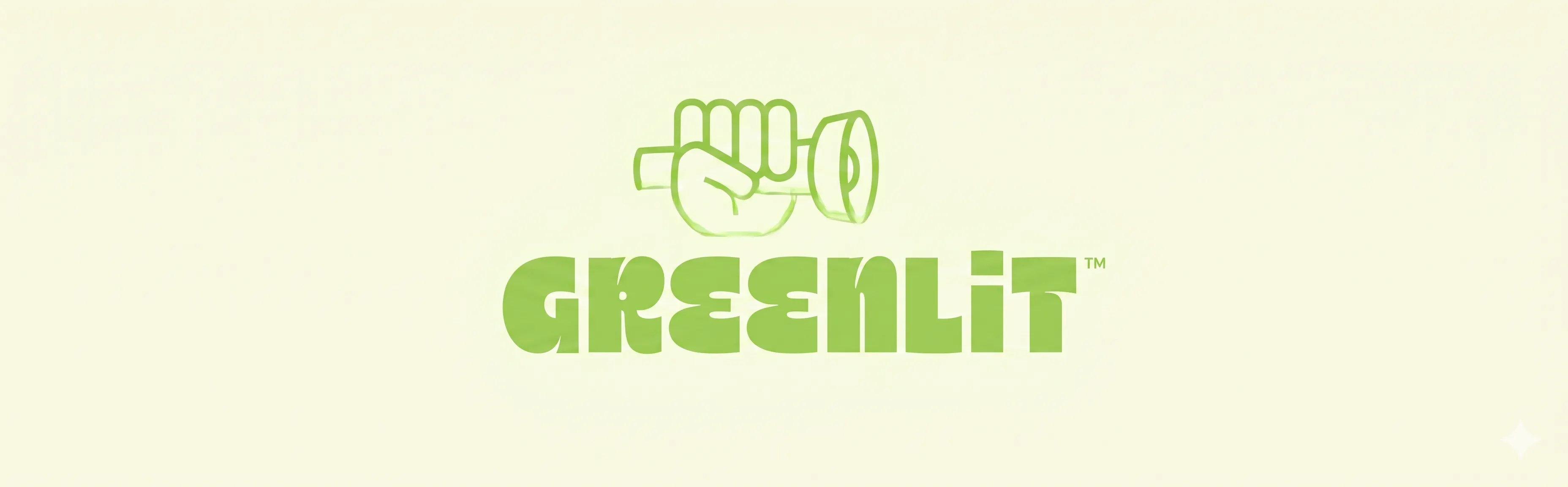 Greenlit brand banner