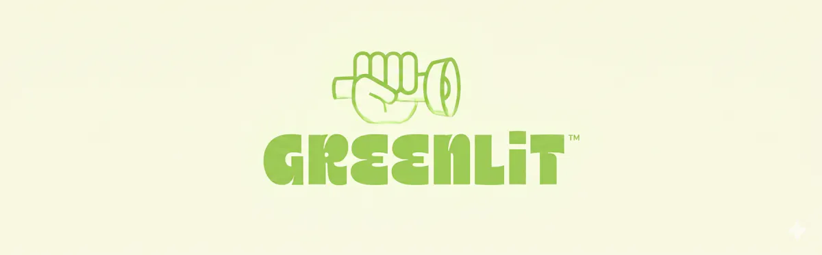 Greenlit brand banner