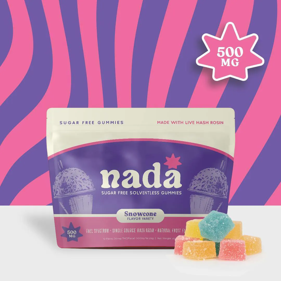 Nada Gummies brand banner