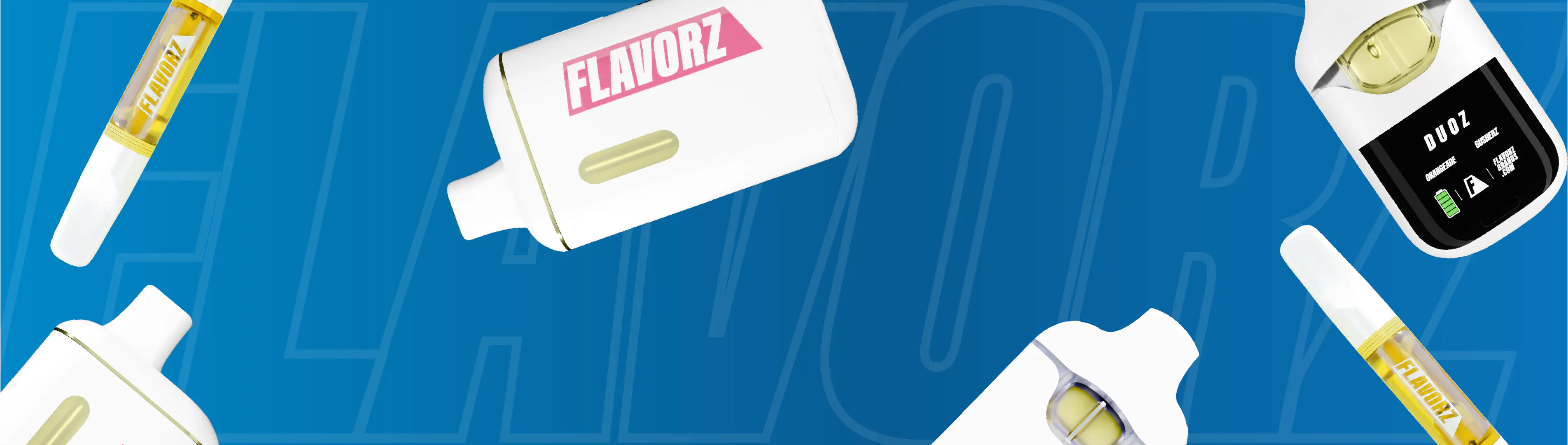 FLAVORZ brand banner