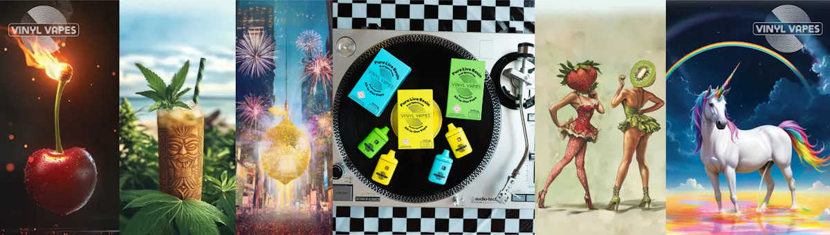 Vinyl Vapes brand banner
