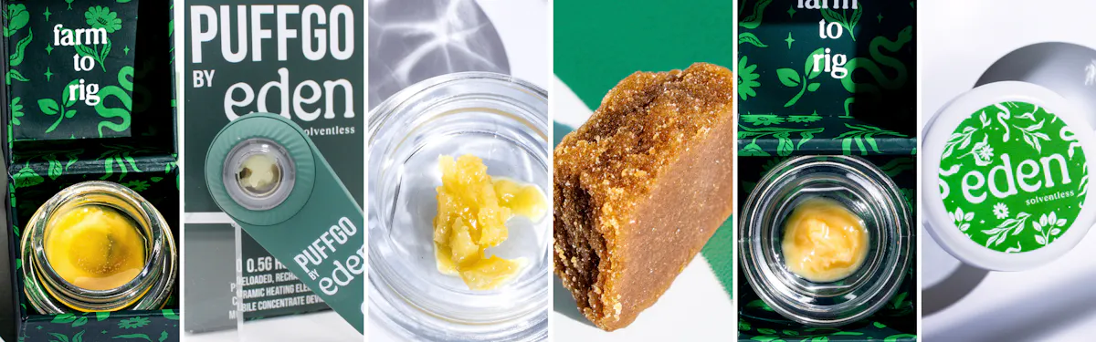 Eden Solventless brand banner