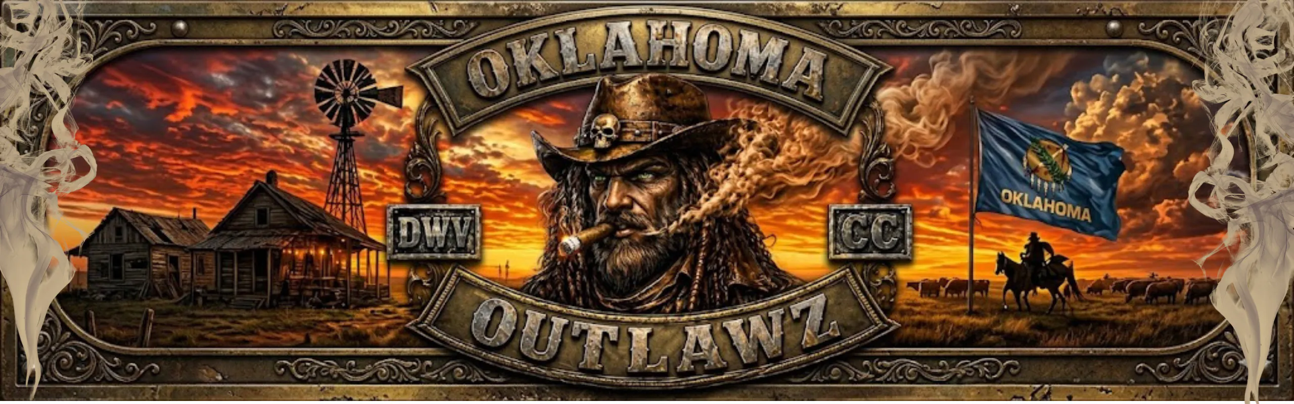 Oklahoma Outlawz brand banner