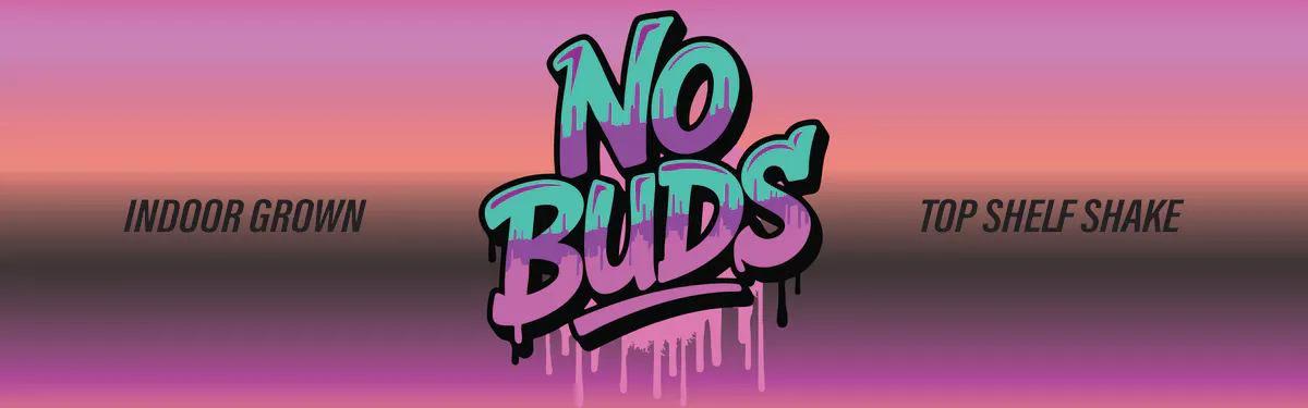 No Buds brand banner